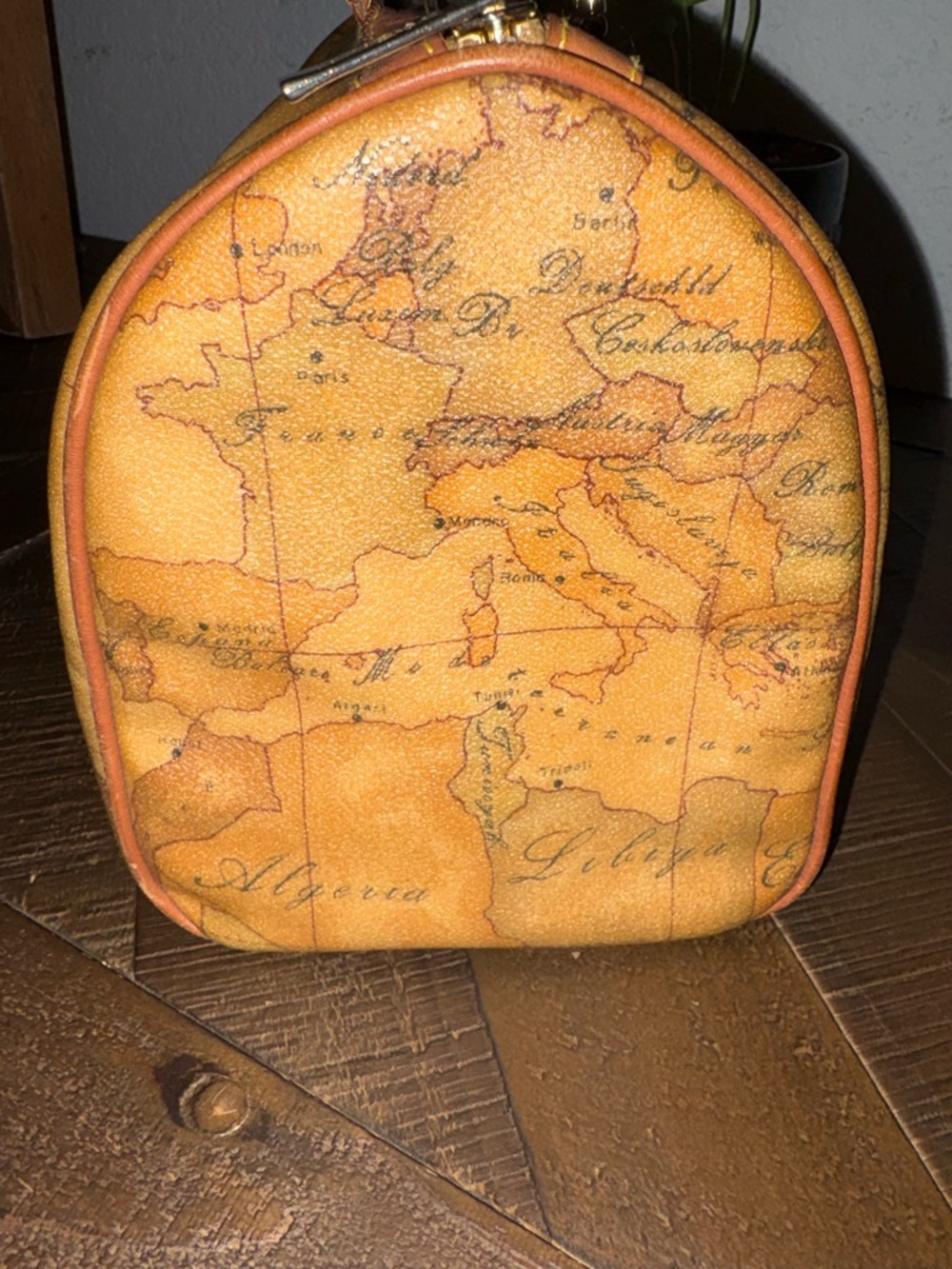 SOLD unlisted - Alviero Martini 1ª Classe Geo Map Travel Duffle & Matching Bag - Picture 10 of 13